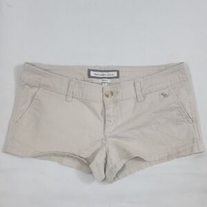 Abercrombie & Fitch Women's Cream Shorts